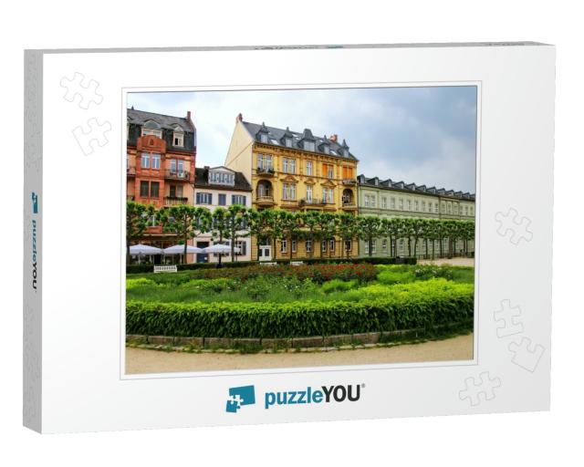 Residential Buildings on Luisenplatz Square in Wiesbaden... Jigsaw Puzzle