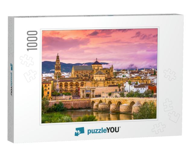 Cordoba, Spain At the Mosque-Cathedral & Roman Bridge... Jigsaw Puzzle with 1000 pieces