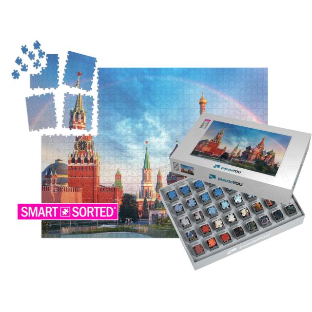 Moscow - Panoramic View of the Red Square with Moscow Kre... | SMART SORTED® | Jigsaw Puzzle with 1000 pieces