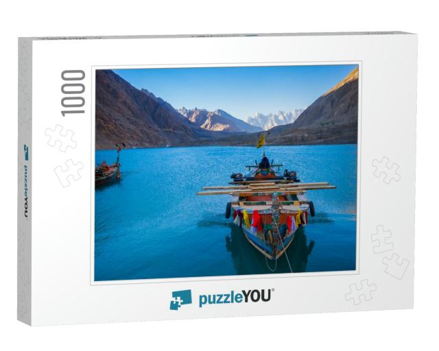 Attabad Lake in Northern Pakistan... Jigsaw Puzzle with 1000 pieces