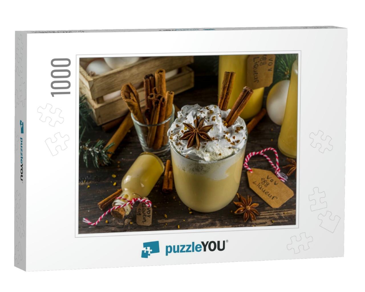 Christmas Bombardino Livigno Cocktail with Egg Liqueur Vo... Jigsaw Puzzle with 1000 pieces