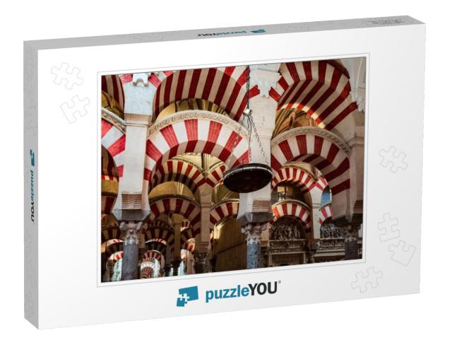 Interior of Mosque-Cathedral of Cordoba Mezquita-Cathedra... Jigsaw Puzzle