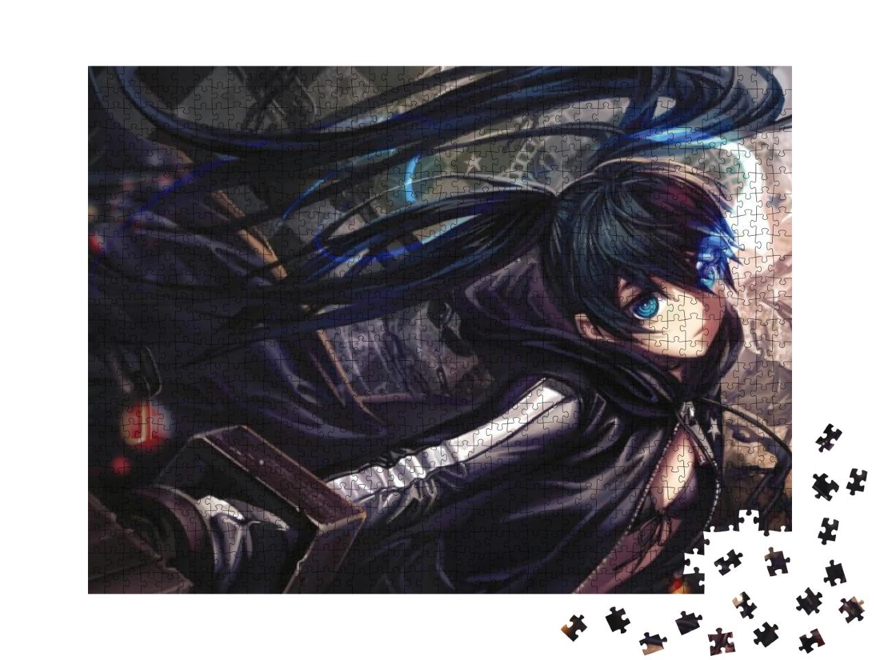 It is an Illustration of an Anime that Has a Neutral Mean... Jigsaw Puzzle with 1000 pieces