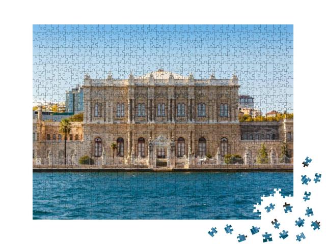 Dolmabahce Palace, Istanbul, Turkey, Located At the Europ... Jigsaw Puzzle with 1000 pieces