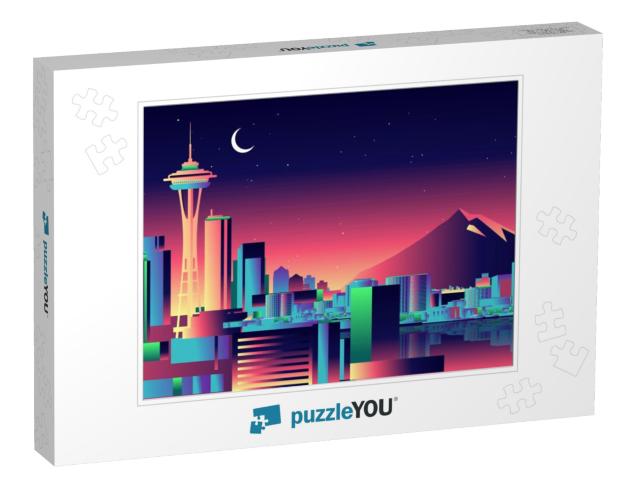 Seattle Skyline... Jigsaw Puzzle