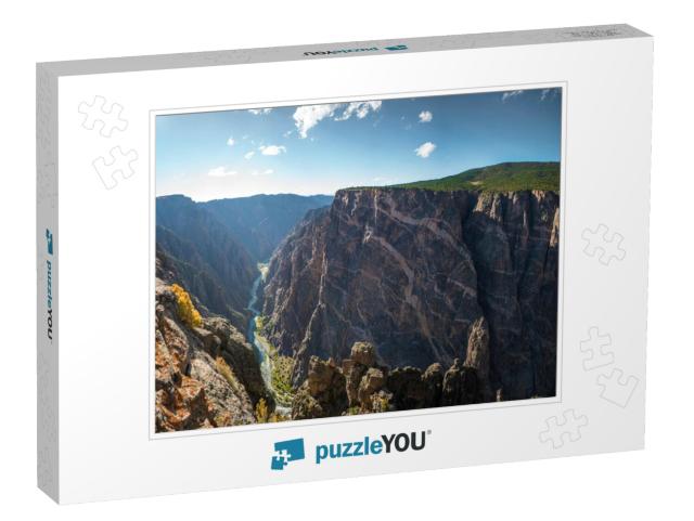 Painted Wall At the Black Canyon of the Gunnison National... Jigsaw Puzzle