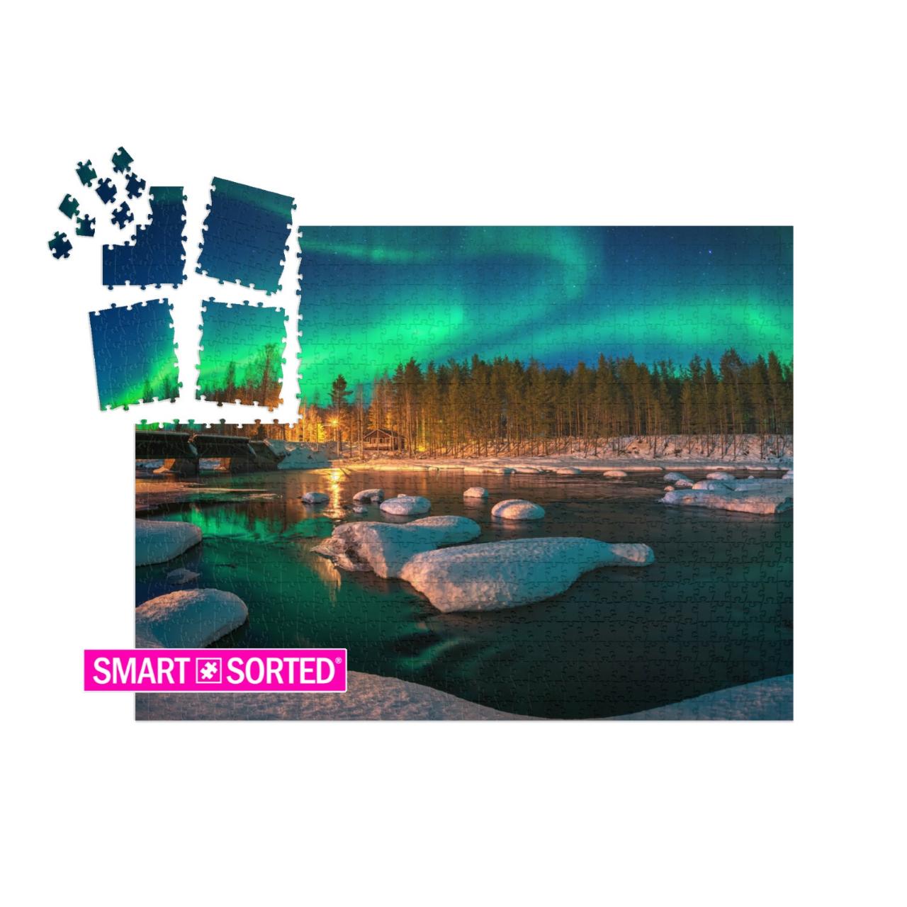 Aurora Borealis Northern Lights... | SMART SORTED® | Jigsaw Puzzle with 1000 pieces