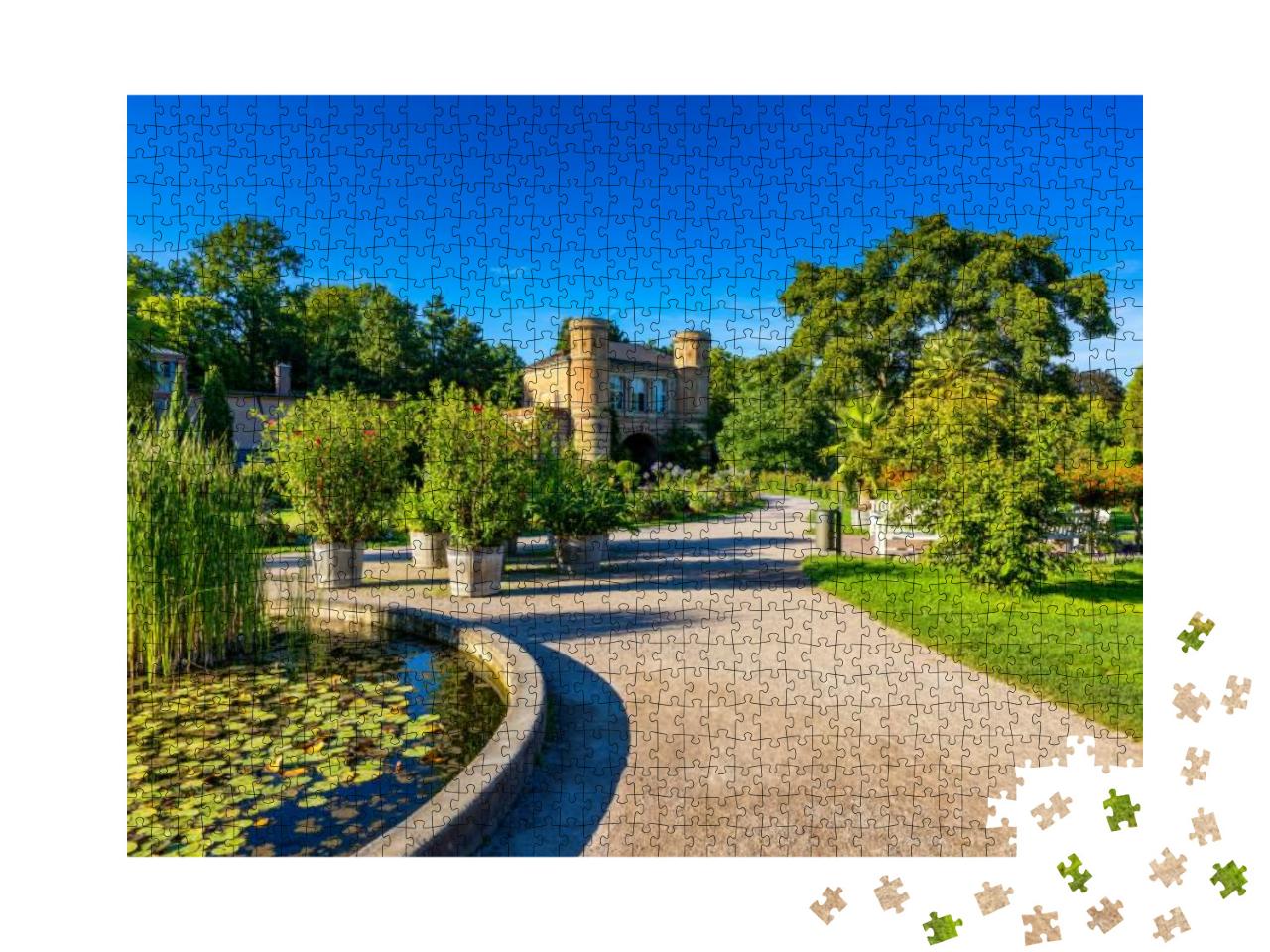Karlsruhe Botanical Garden. Karlsruhe, Germany. Summer Vi... Jigsaw Puzzle with 1000 pieces