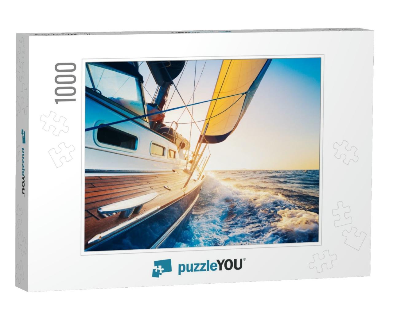 Sailing Into the Sunset... Jigsaw Puzzle with 1000 pieces