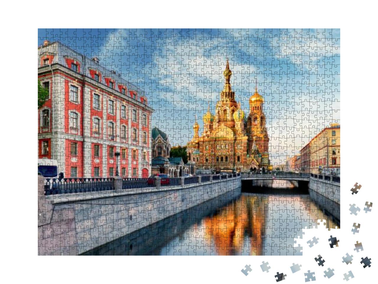 Church of the Savior on Spilled Blood, St. Petersburg, Ru... Jigsaw Puzzle with 1000 pieces