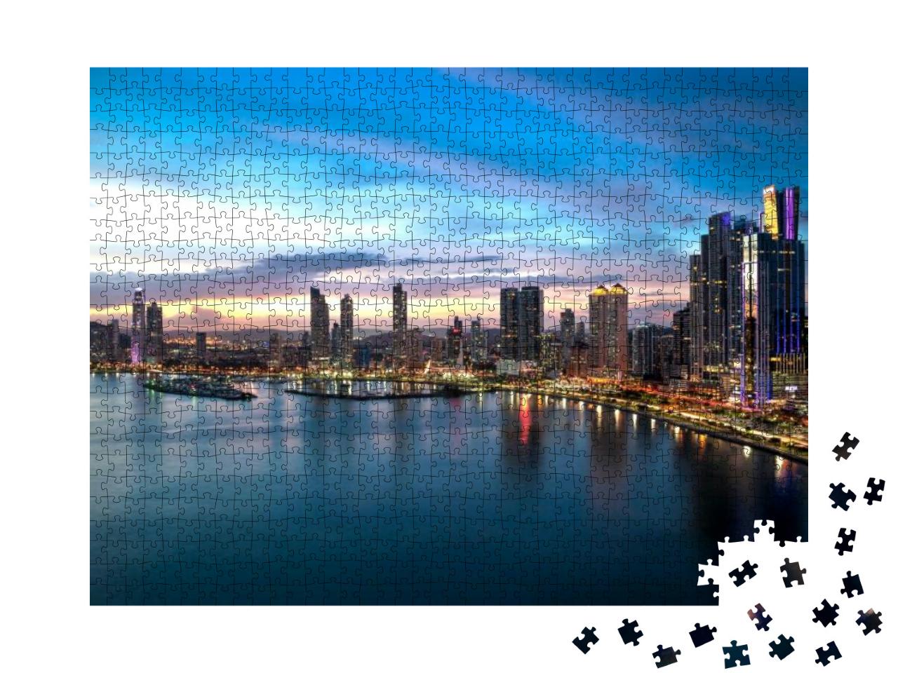 Beautiful View of Panama City - Cinta Costera... Jigsaw Puzzle with 1000 pieces