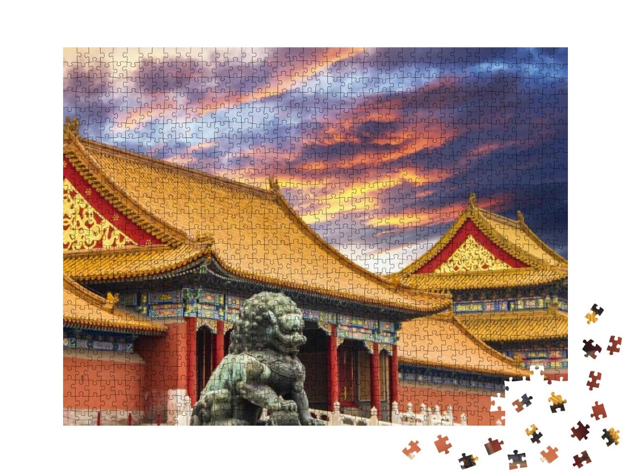 The Forbidden City of Beijing, China... Jigsaw Puzzle with 1000 pieces