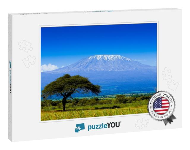 Kilimanjaro on African Savannah... Jigsaw Puzzle