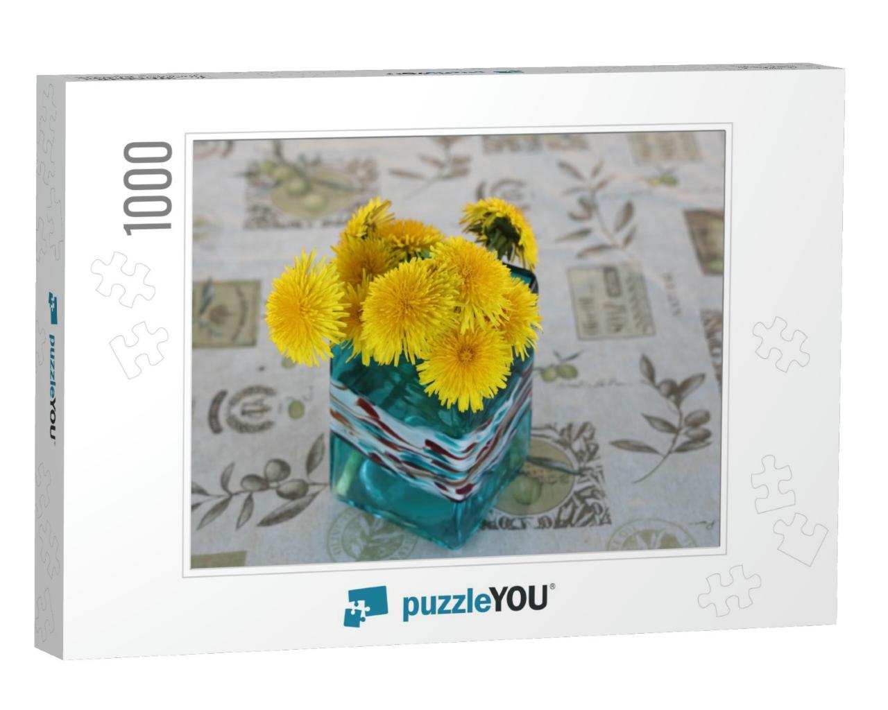 Dandelions on a Sunny Day. Dandelions in Spring. Flowerin... Jigsaw Puzzle with 1000 pieces