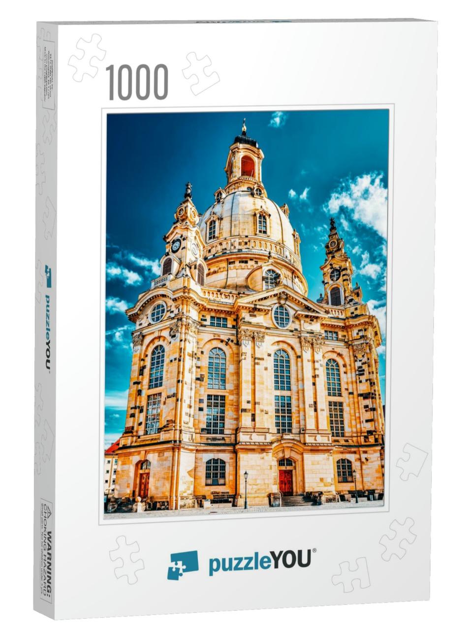 Dresden Frauenkirche Church of Our Lady is a Lutheran Chu... Jigsaw Puzzle with 1000 pieces
