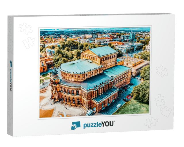 Semperoper is the Opera House of the Sachsische Staatsope... Jigsaw Puzzle