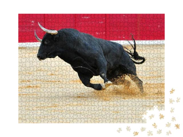Spanish Bull in Spain... Jigsaw Puzzle with 1000 pieces