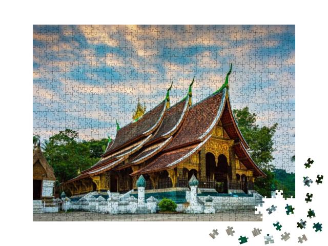 Wat Xieng Thong or the Golden City Temple. the Most Impor... Jigsaw Puzzle with 1000 pieces