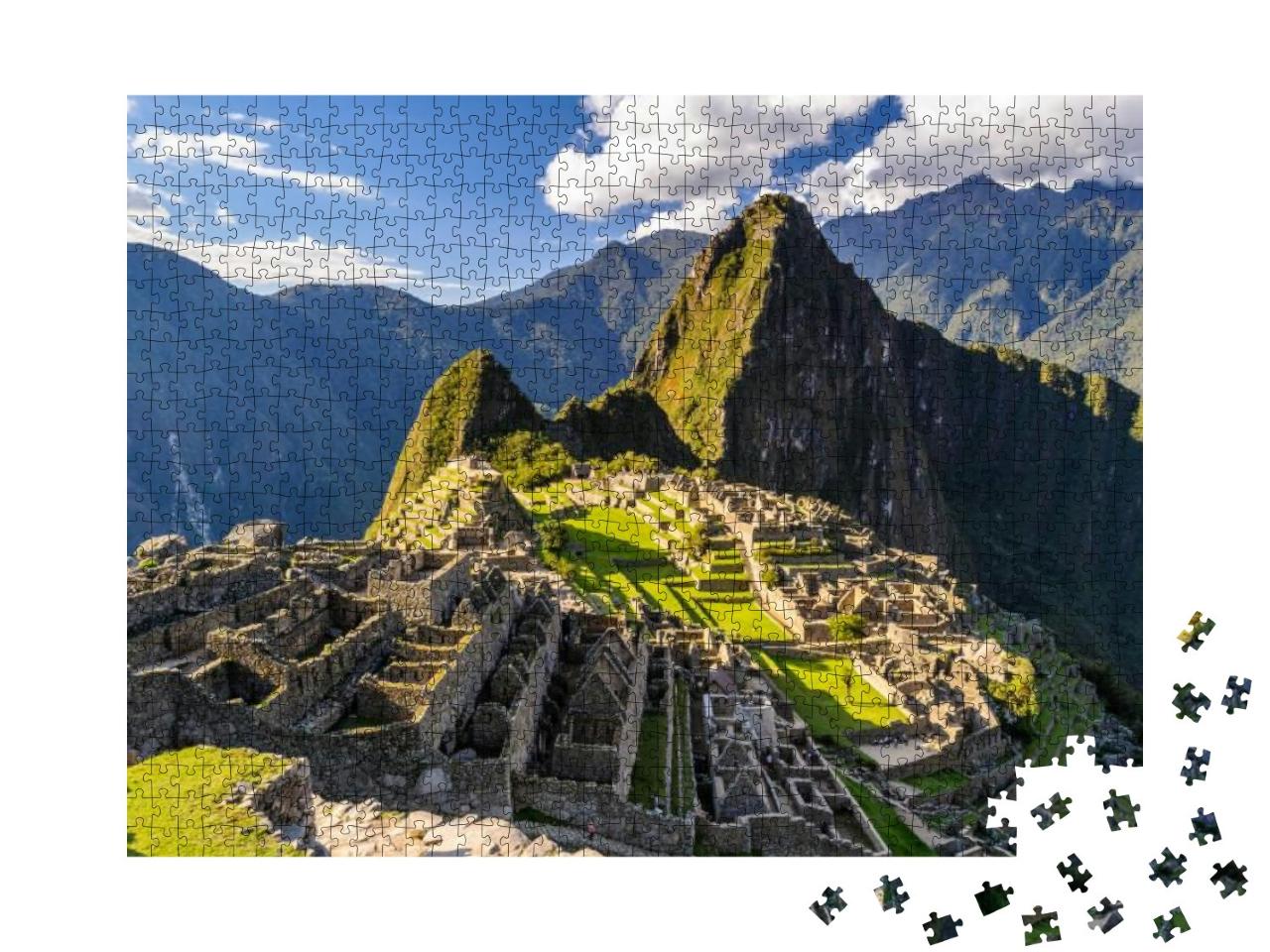 Machu Picchu, a Peruvian Historical Sanctuary in 1981 & a... Jigsaw Puzzle with 1000 pieces