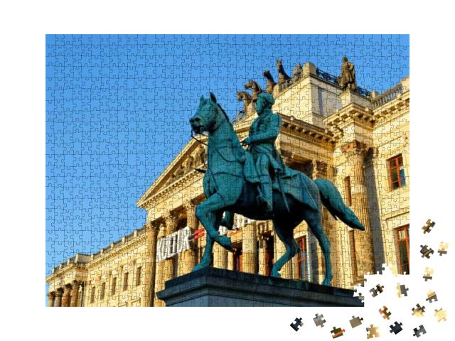 Brunswick Palace Schloss Arkaden Braunschweig, Braunschwe... Jigsaw Puzzle with 1000 pieces