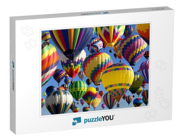 Composite of Hot Air Balloons At the New Jersey Balloonin... Jigsaw Puzzle