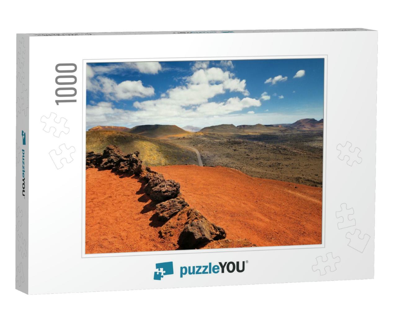 Mountains of Fire, Timanfaya National Park in Lanzarote I... Jigsaw Puzzle with 1000 pieces