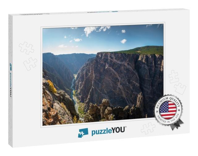 Painted Wall At the Black Canyon of the Gunnison National... Jigsaw Puzzle