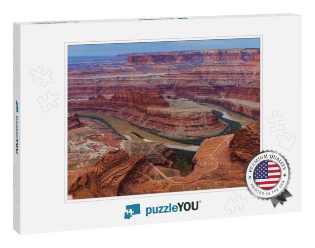 Dead Horse Point National Scenic Landscape View Red Rock... Jigsaw Puzzle