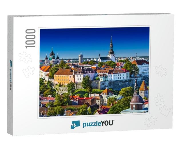 Tallinn, Estonia At the Old City... Jigsaw Puzzle with 1000 pieces