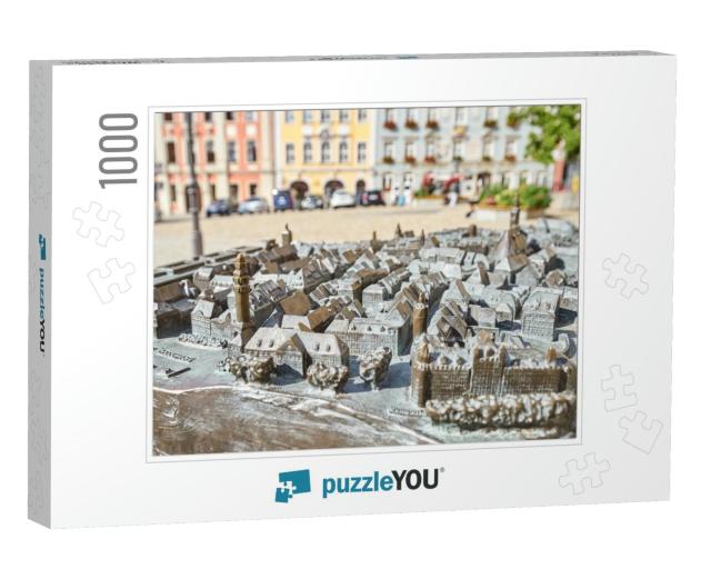 Cityscape of Downtown District of Bautzen, a Medieval Cit... Jigsaw Puzzle with 1000 pieces