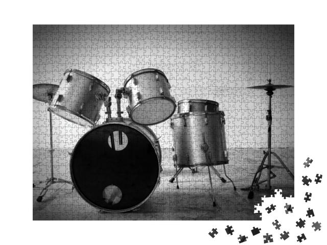 Classic of Drums Musical Tool... Jigsaw Puzzle with 1000 pieces