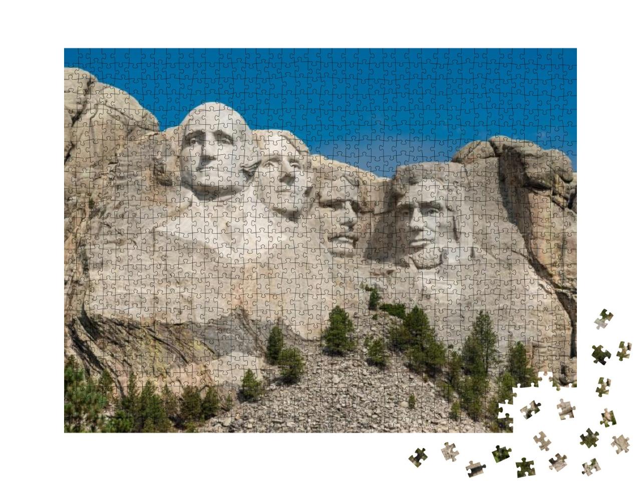 Mount Rushmore National Monument Near Keystone, South Dak... Jigsaw Puzzle with 1000 pieces