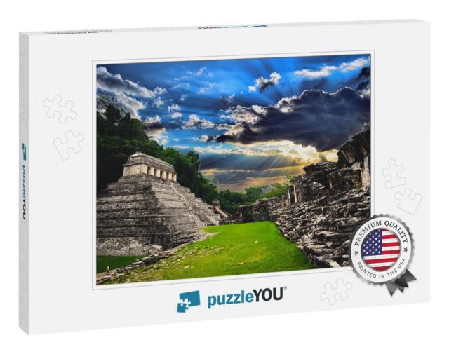 Mayan Ruins Palenque, Mexico... Jigsaw Puzzle