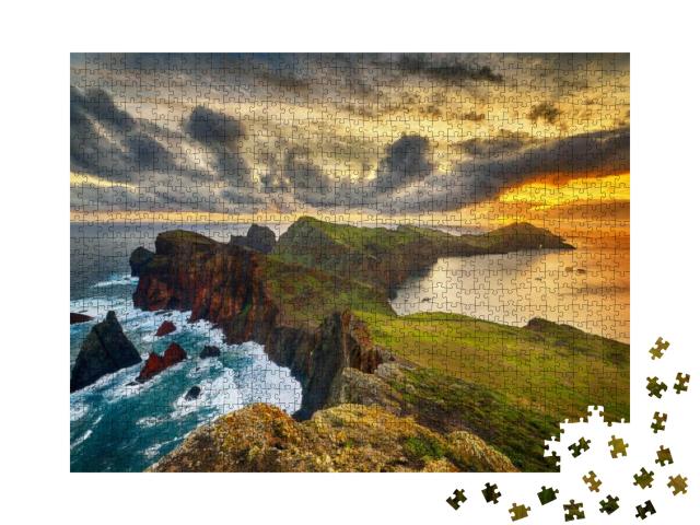 Landscape of Madeira Island - Ponta De Sao Lourenco... Jigsaw Puzzle with 1000 pieces