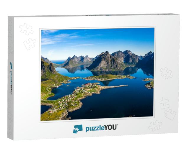 Panorama Lofoten is an Archipelago in the County of Nordl... Jigsaw Puzzle