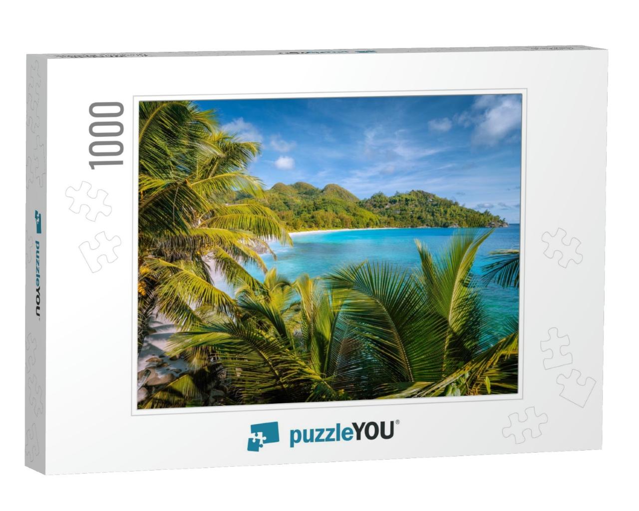 Beautiful Tropical Exotic Anse Intendance Beach on Mahe I... Jigsaw Puzzle with 1000 pieces