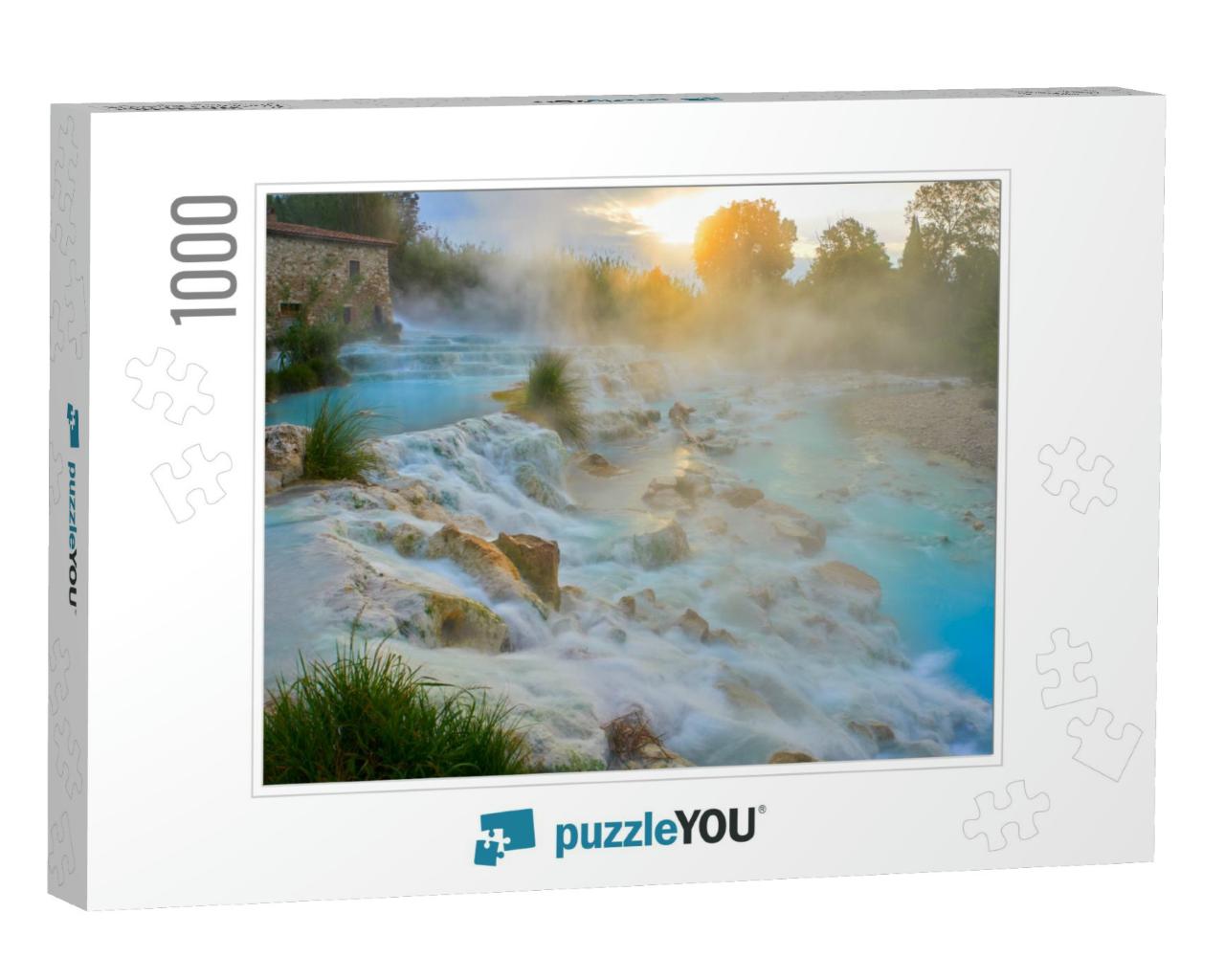 Natural Spa with Waterfalls & Hot Springs At Saturnia The... Jigsaw Puzzle with 1000 pieces