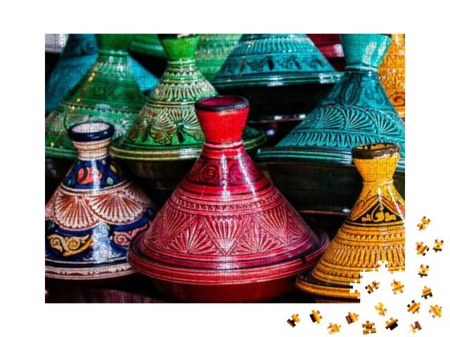 Tagine Morocco, Traditional Moroccan Gastronomic Ceramic... Jigsaw Puzzle with 1000 pieces