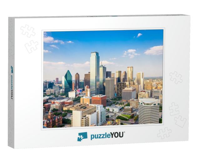 Dallas, Texas, USA Downtown City Skyline in the Afternoon... Jigsaw Puzzle