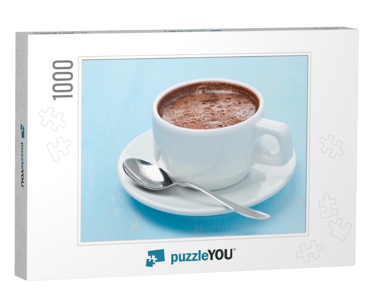 Cup of Hot Chocolate, Close-Up... Jigsaw Puzzle with 1000 pieces