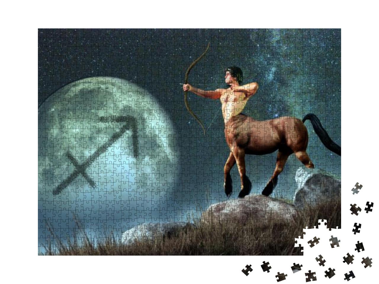 Sagittarius, the Centaur Archer, is the Sixth Sign of the... Jigsaw Puzzle with 1000 pieces