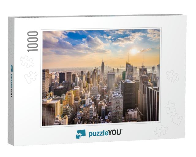 New York, New York, USA Skyline... Jigsaw Puzzle with 1000 pieces