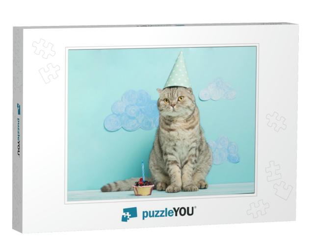 Birthday Greetings from a Cat... Jigsaw Puzzle