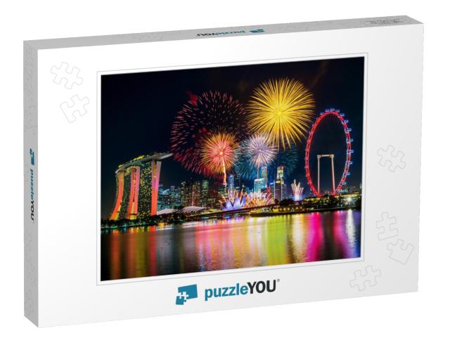 Firework Display in Singapore... Jigsaw Puzzle