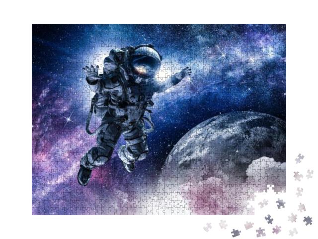 Astronaut on Space Mission... Jigsaw Puzzle with 1000 pieces