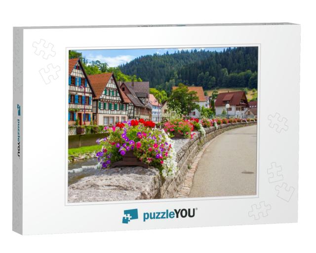 Beautiful Schiltach in Black Forest, Germany... Jigsaw Puzzle
