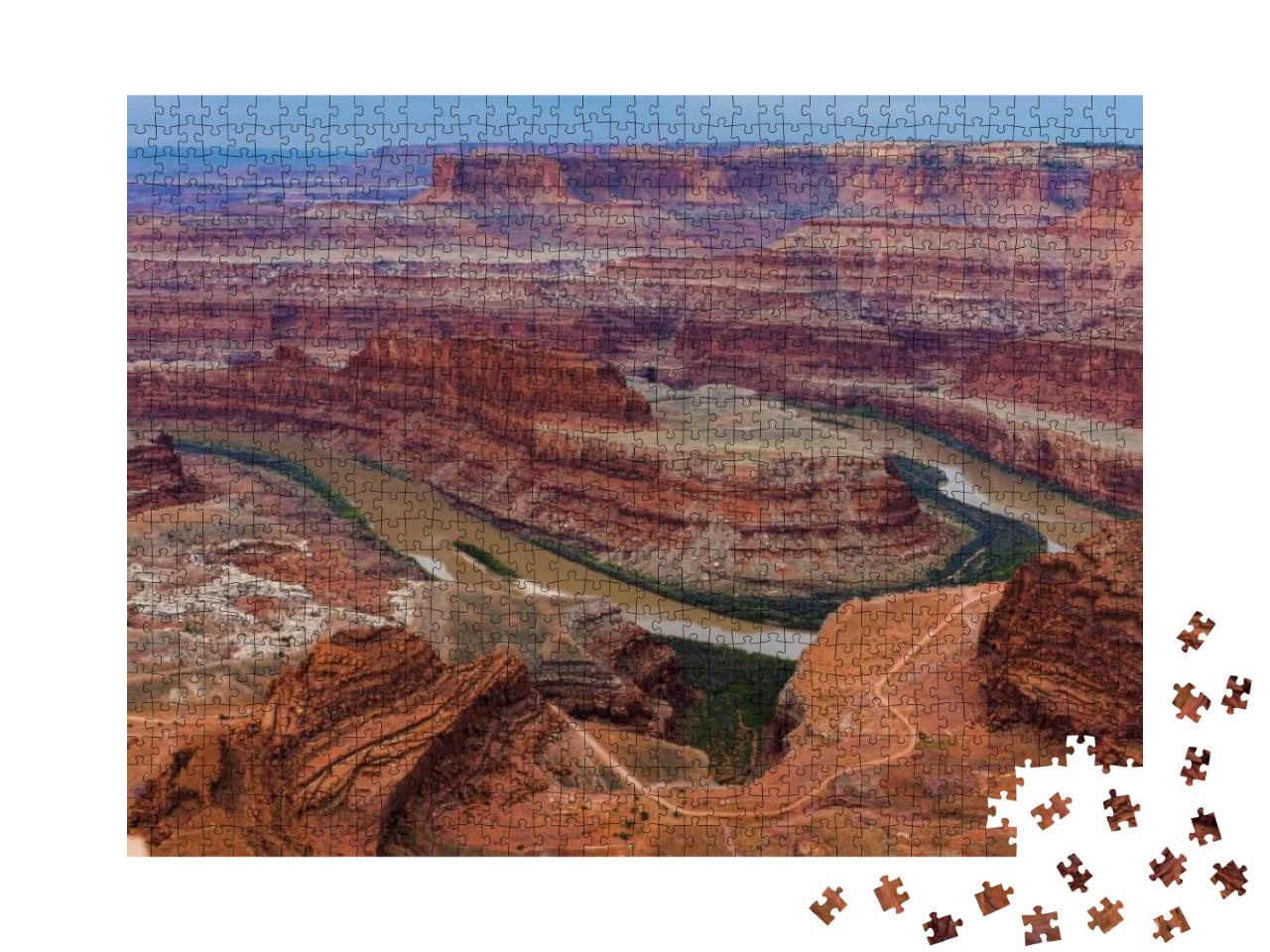 Dead Horse Point National Scenic Landscape View Red Rock... Jigsaw Puzzle with 1000 pieces