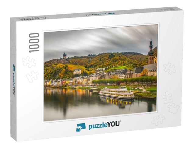 Cochem, Germany, Beautiful Historical Town on Romantic Mo... Jigsaw Puzzle with 1000 pieces