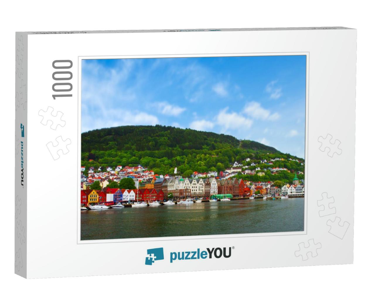 City of Bergen, Norway... Jigsaw Puzzle with 1000 pieces
