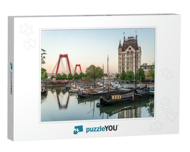 Rotterdam City, Oude Haven Oldest Part of the Harbor, His... Jigsaw Puzzle